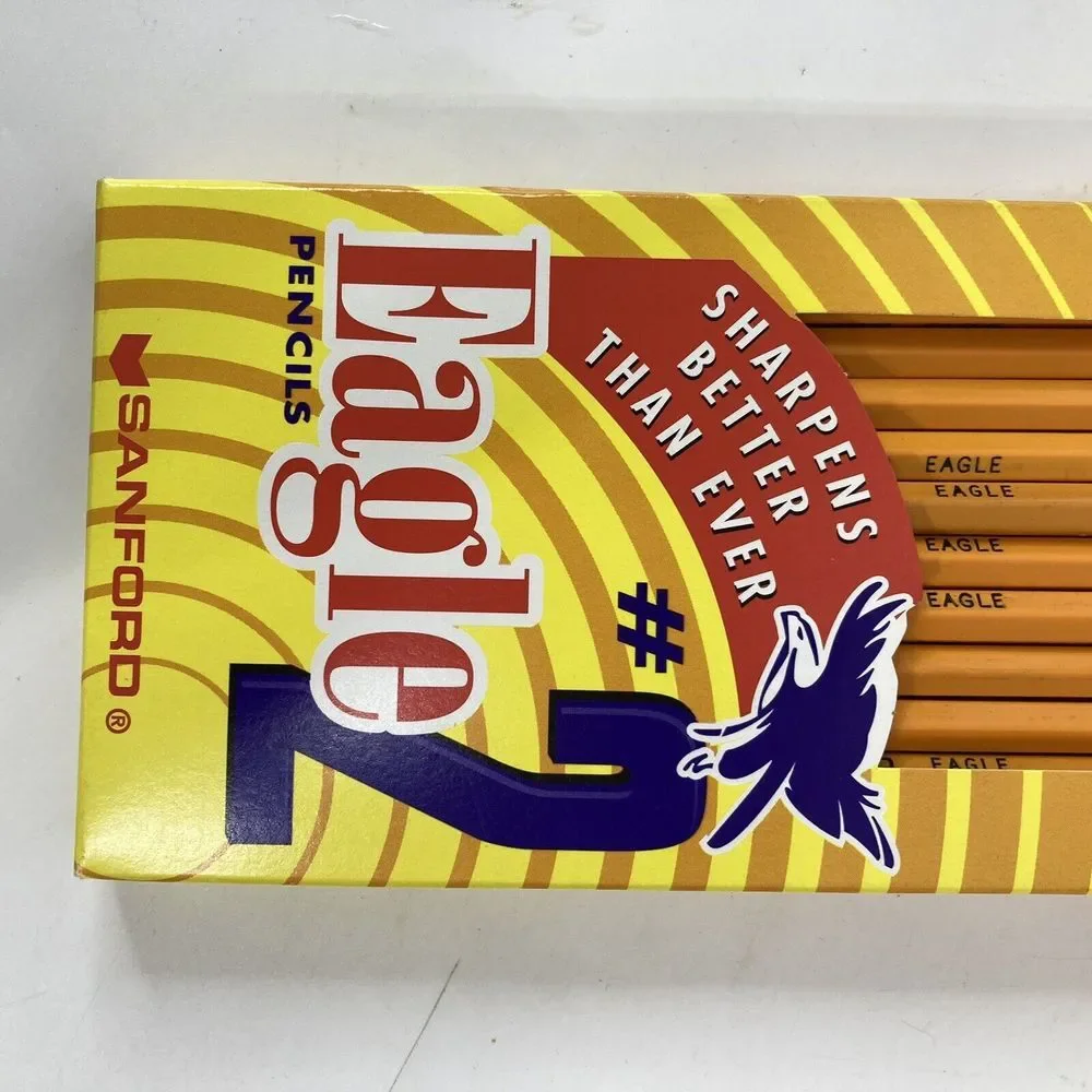 VTG ‎ NOS 1999 SANFORD EAGLE No. 2 Pencils 24 Pack 22424 New Old Stock